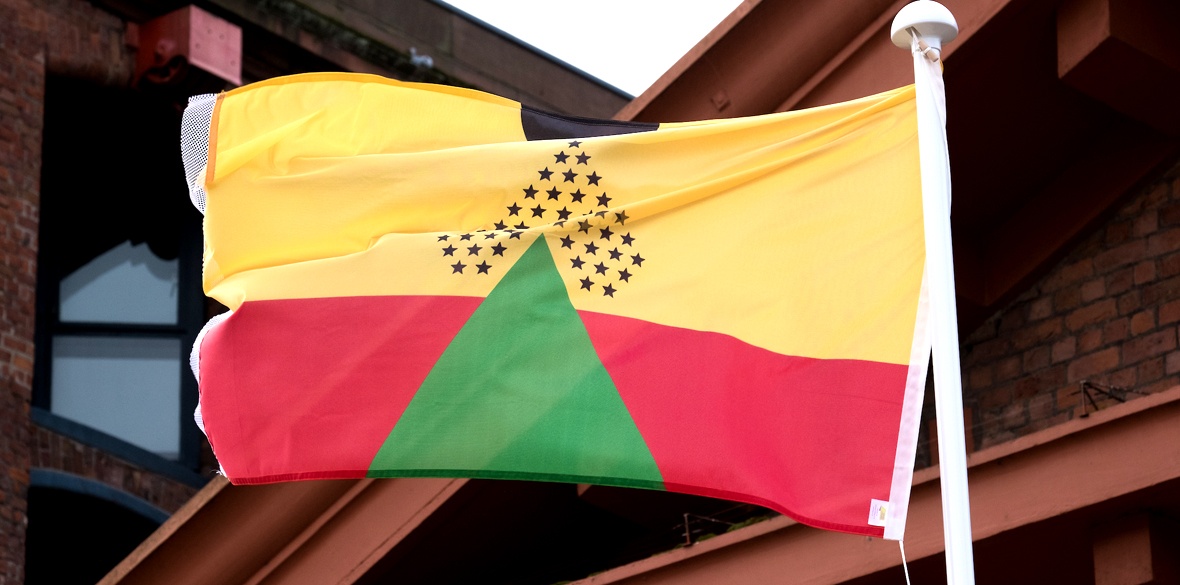 ART IN THE OPEN Pan African Flags for the Relic Travellers’ Alliance